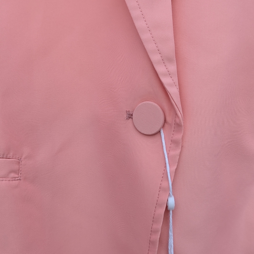 Amanda Uprichard | Grady Pink Blazer Revolve Nylon Small Oversized - Picture 8 of 16